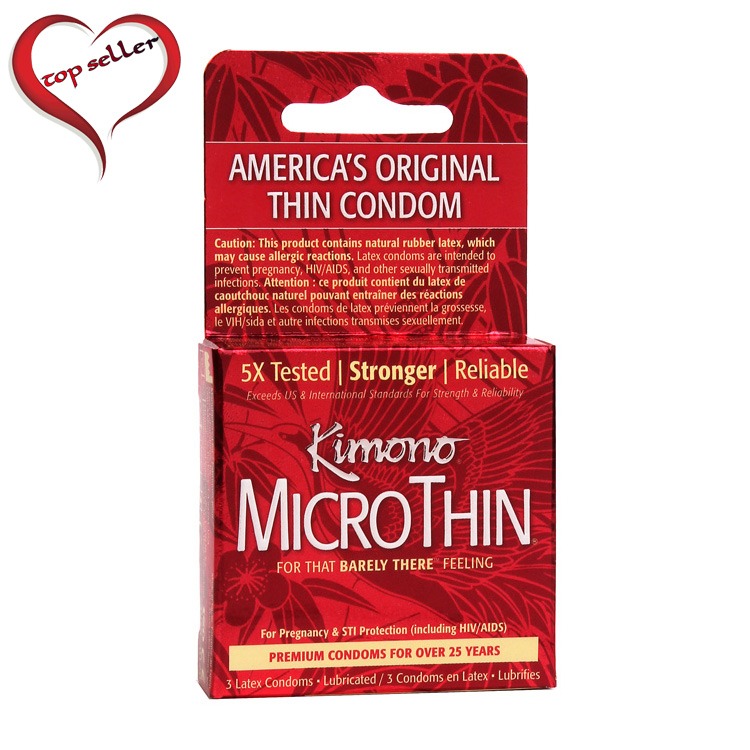 M05003 Kimono Micro Thin Condom3 Pack