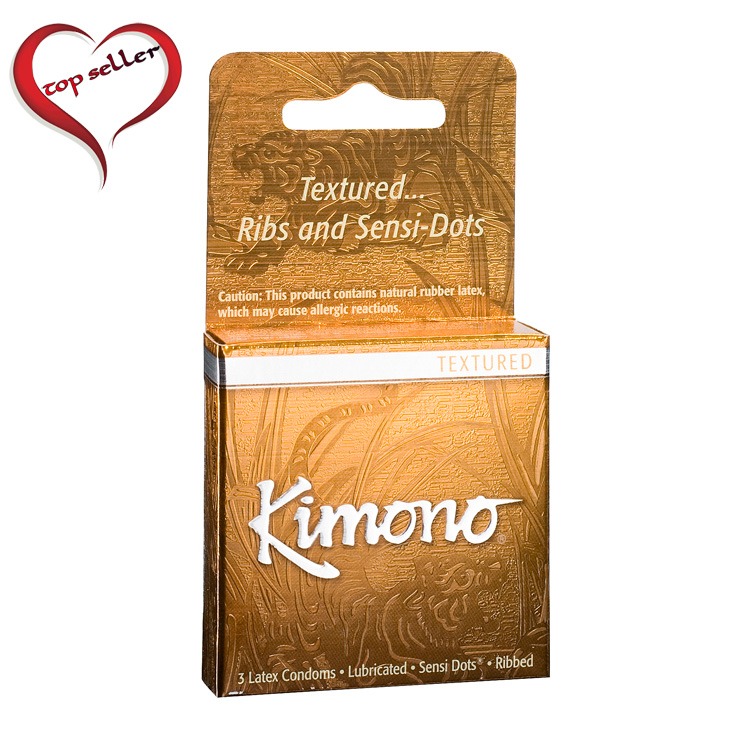 M07003 Kimono Textured Condom3 Pack