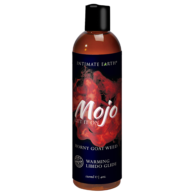 MJ013-120 Intimate Earth 120 ml MOJO Warming Glide Horny Goat Libido