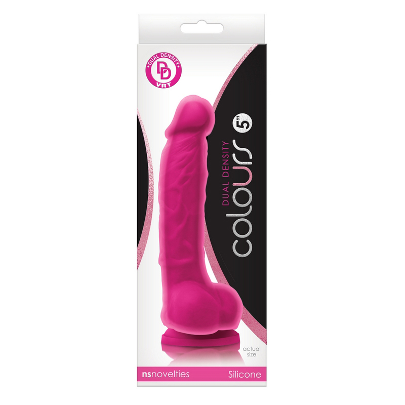 NSN0403-14 NS Novelties Colours Dual Density 5” Dildo Pink