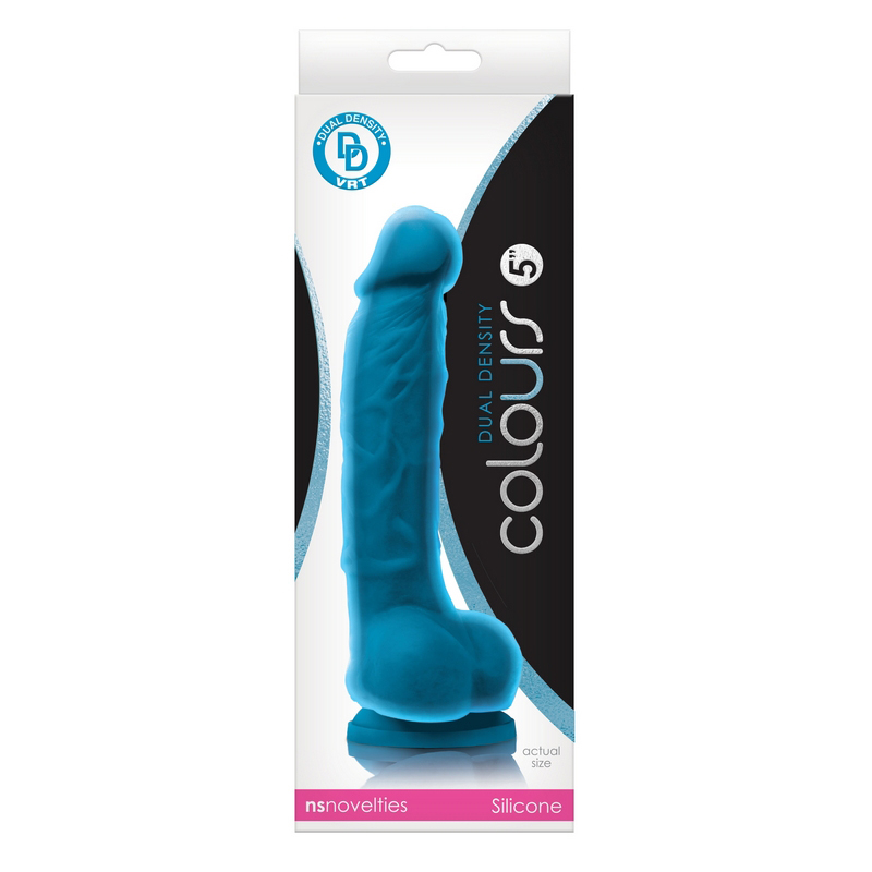 NSN0403-17 NS Novelties Colours Dual Density 5” Dildo Blue