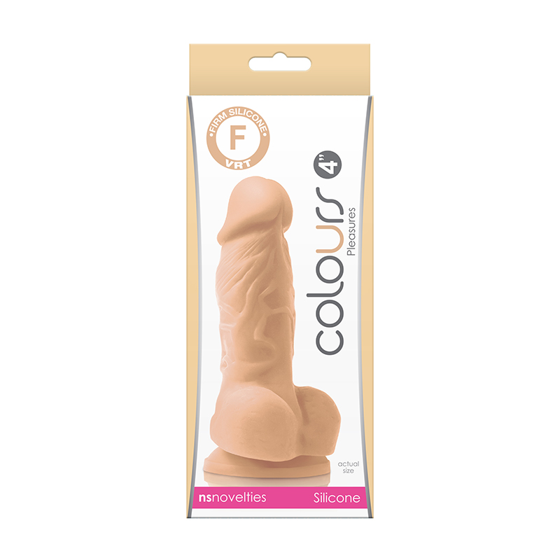 NSN0404-11 NS Novelties Colours Pleasures 4” Dildo White
