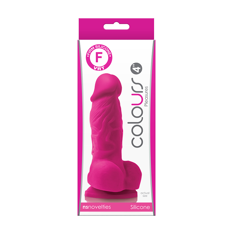 NSN0404-14 NS Novelties Colours Pleasures 4” Dildo Pink