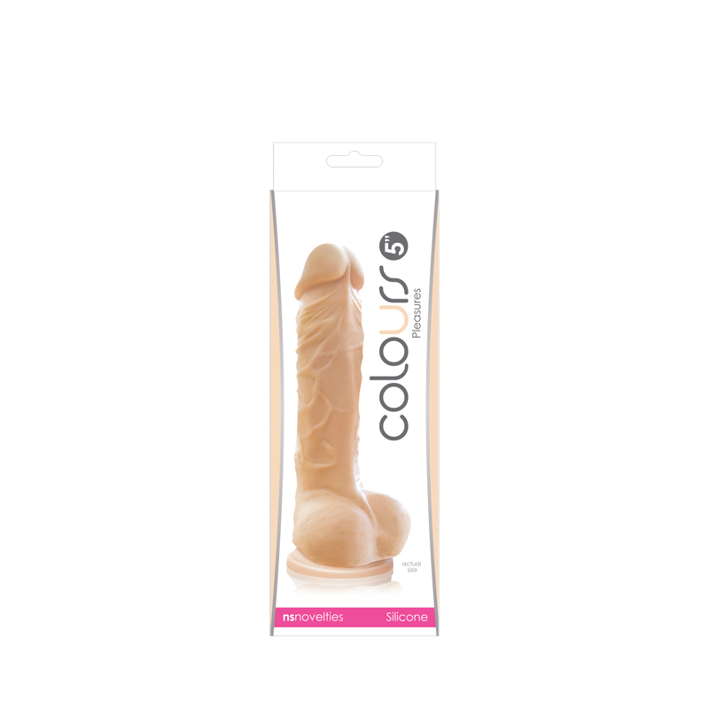 NSN0405-11 NS Novelties Colours Pleasures 5" Dildo Beige