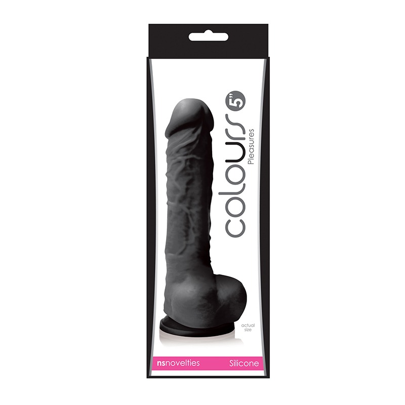 NSN0405-13 NS Novelties Colours Pleasures 5" Dildo Black