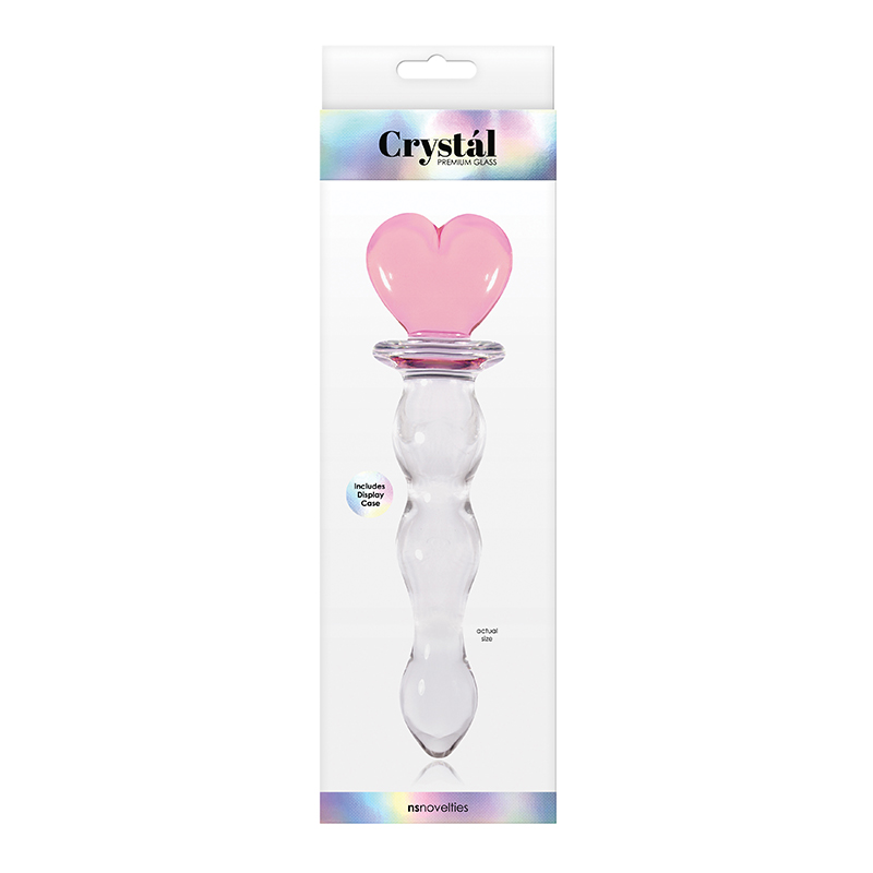 NSN0705-14 NS Novelties Crystal Heart of Glass Pink