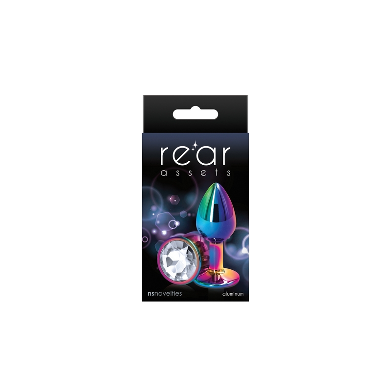 NSN0960-11 NS Novelties Rear Assets Multicolor Small Clear