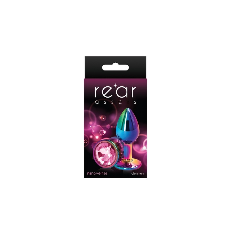 NSN0960-14 NS Novelties Rear Assets Multicolor Small Pink