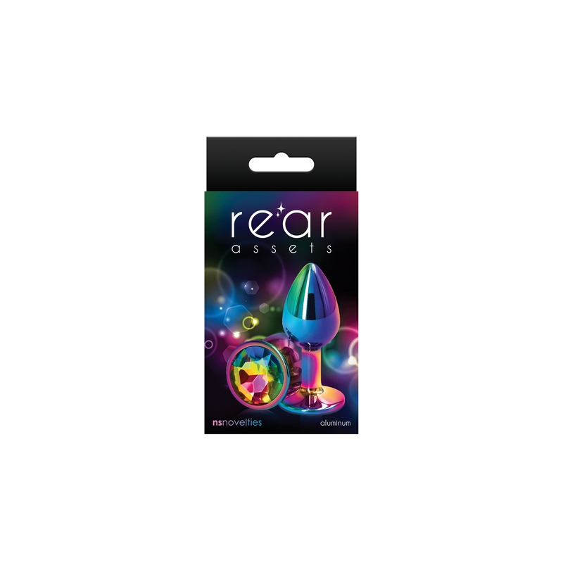 NSN0960-19 NS Novelties Rear Assets Multicolor Small Rainbow