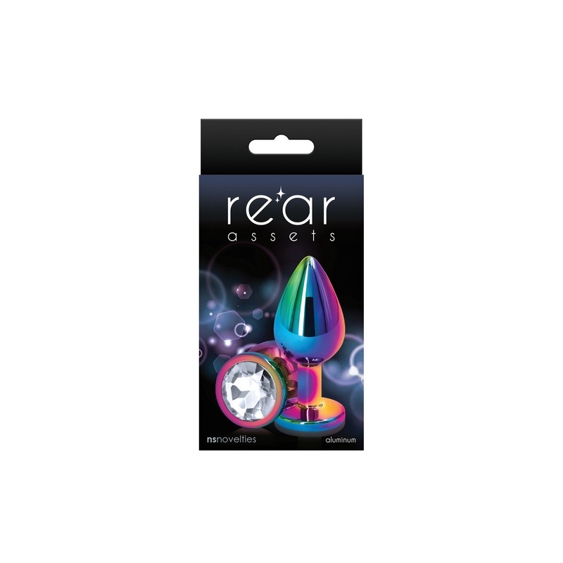 NSN0960-21 NS Novelties Rear Assets Multicolor Medium Clear