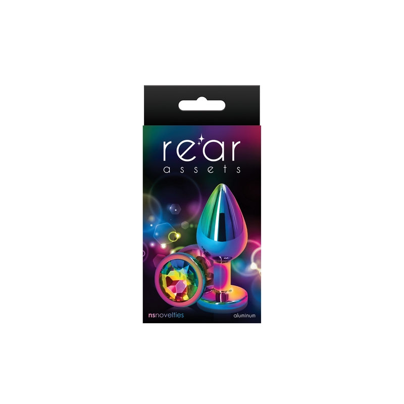 NSN0960-29 NS Novelties Rear Assets Multicolor Medium Rainbow