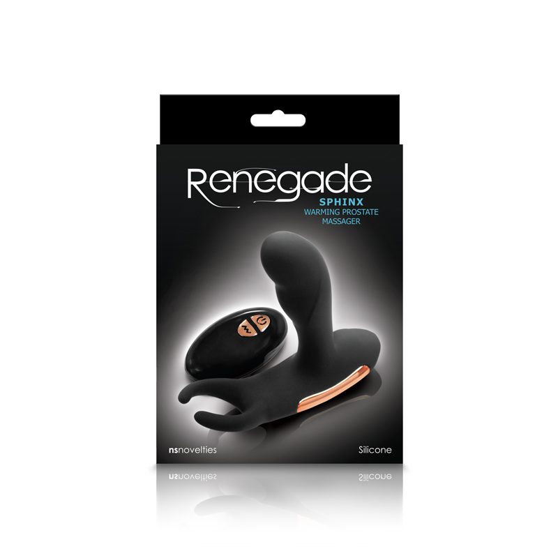 NSN1101-43 NS Novelties Sphinx Warming Prostate Massager Black
