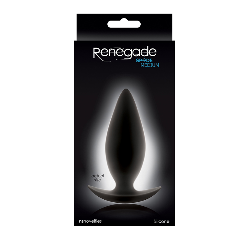 NSN1106-23 NS Novelties Renegade Spades Medium Black