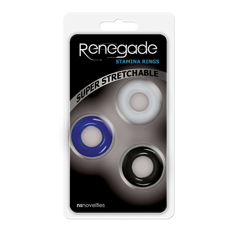 NSN1116-29 NS Novelties Renegade Stamina Rings 3 Pack
