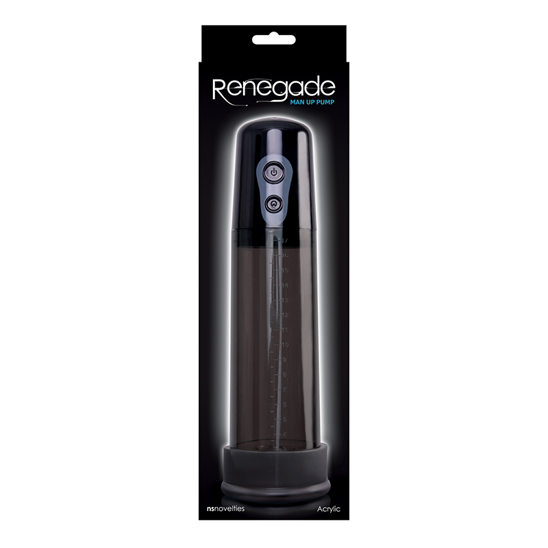 NSN1124-81 NS Novelties Renegade Man Up Pump Black