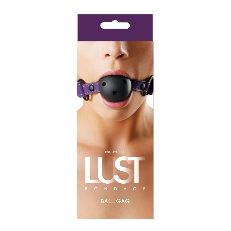 NSN1251-15 NS Novelties Lust Bondage Ball Gag Purple