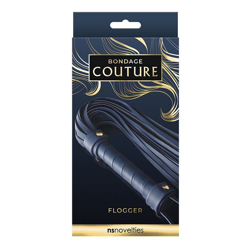 NSN1306-57 NS Novelties Bondage Couture Flogger Blue