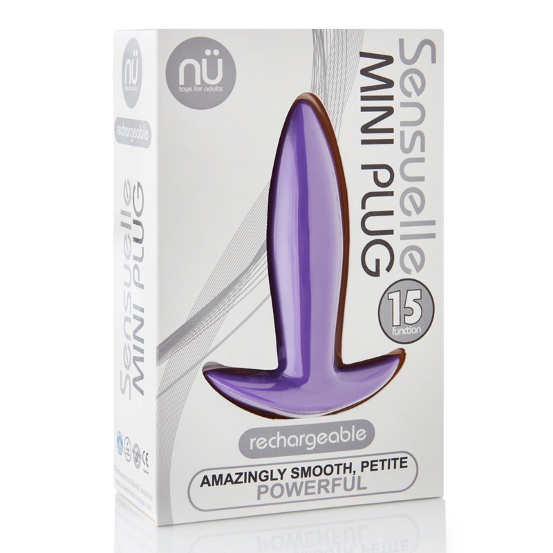 NU54PU nu Sensuelle Rechargeable Mini Plug Purple