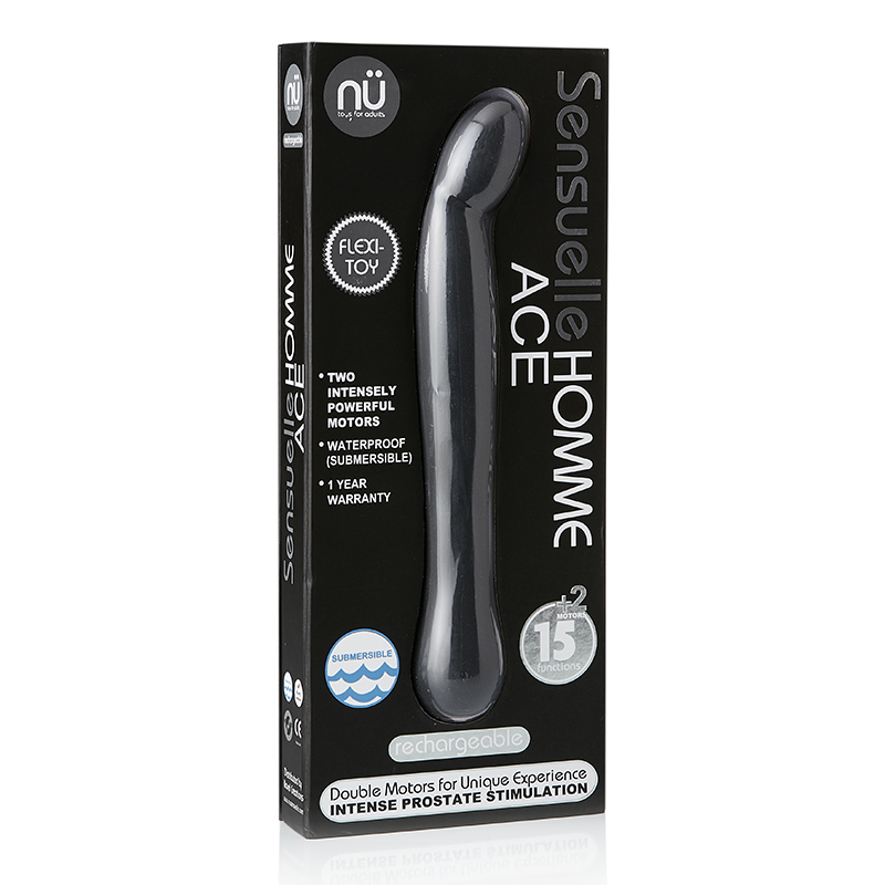 NUHO4BK nu SensuelleHomme Ace Black