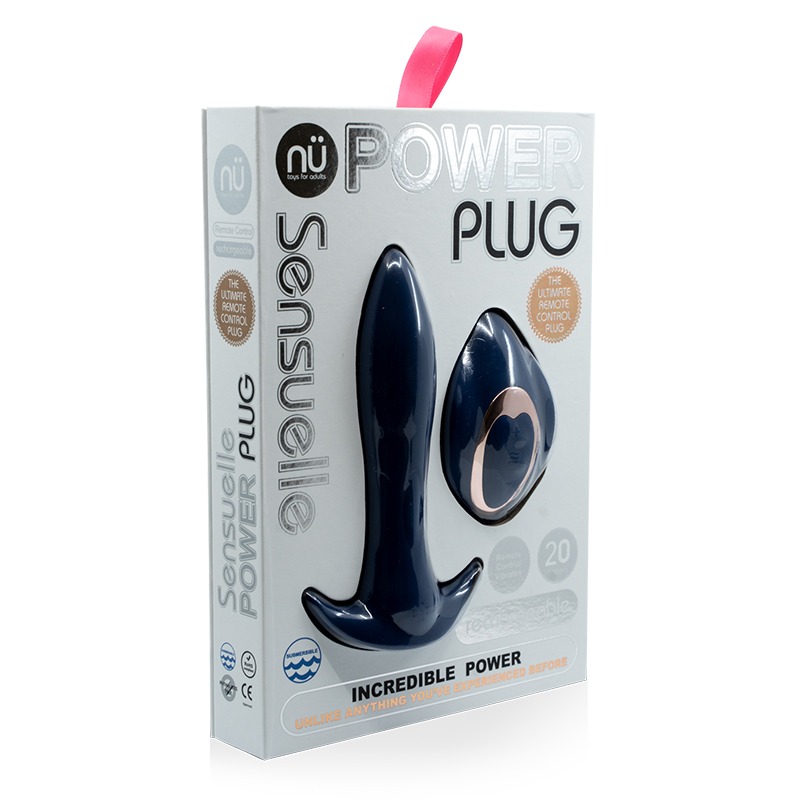 NUW71NBL nu Sensuelle R/C Power Plug Navy Blue