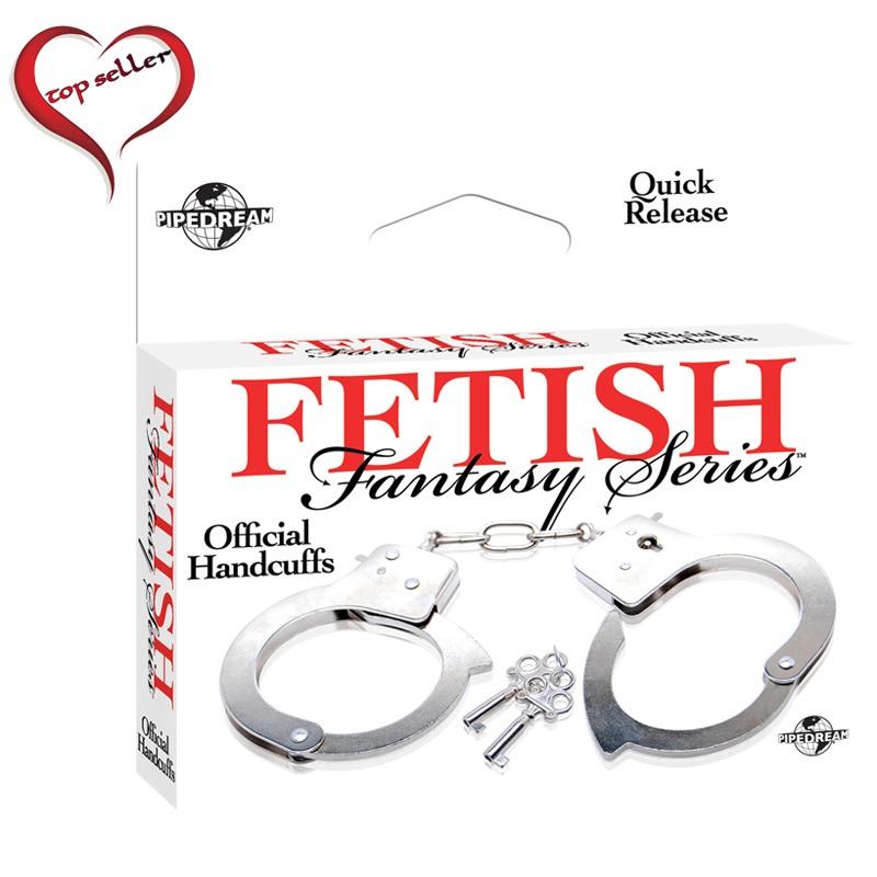 PD3805-00 Pipedream Products Fetish Fantasy Metal Handcuffs Lock ‘Em Up