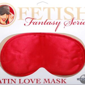 PD3903-15 Pipedream Products Fetish Fantasy Satin Love Mask Red