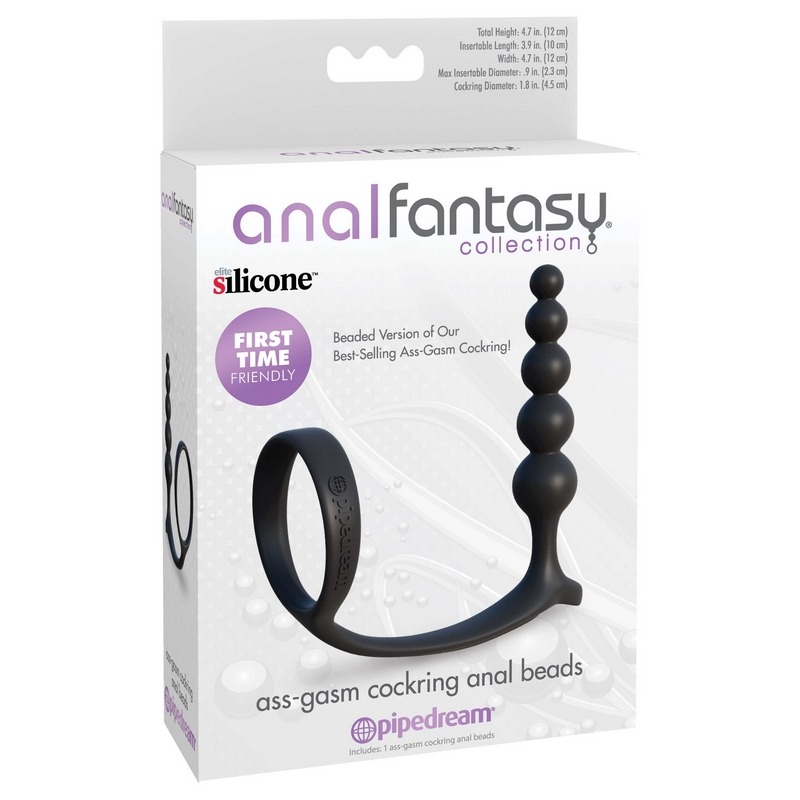 PD4696-23 Pipedream Products Ass-gasm Cockring Anal Beads