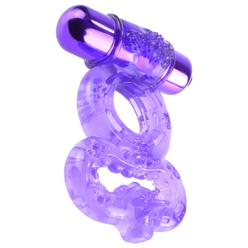 PD5861-12<br> Pipedream Products<br> Fantasy C-Ringz<br> Vibrating Infinity Super Ring<br> Purple PD5861-12 Pipedream Products Fantasy C-Ringz Vibrating Infinity Super Ring Purple