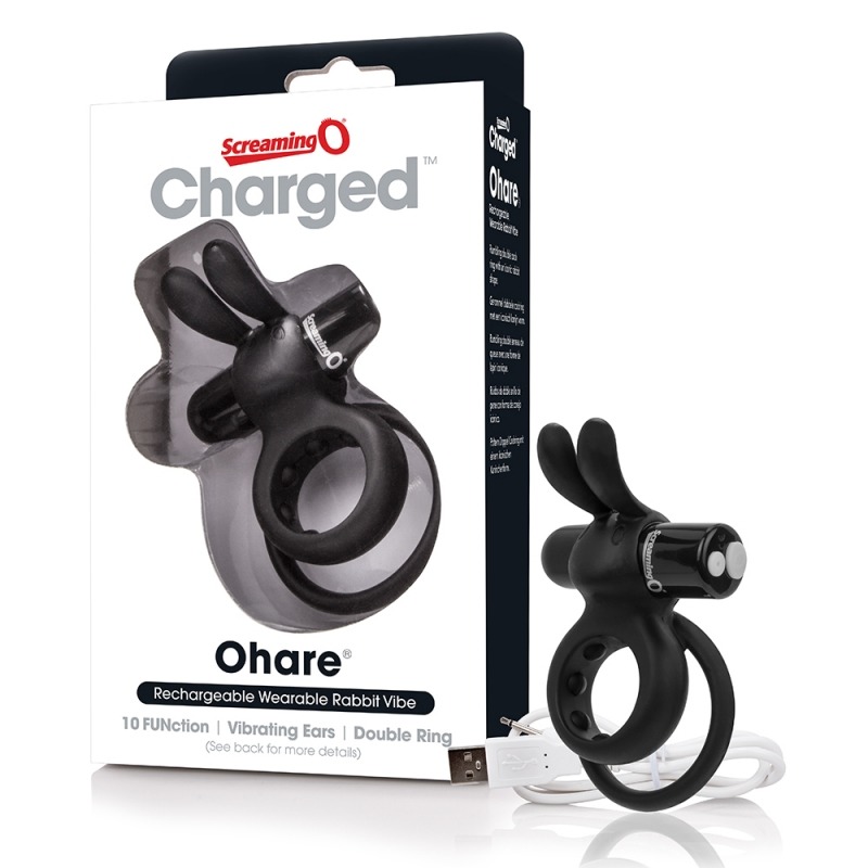 SCAHAR-BL110 Screaming O Charged Ohare Vooom Mini Vibe  Black