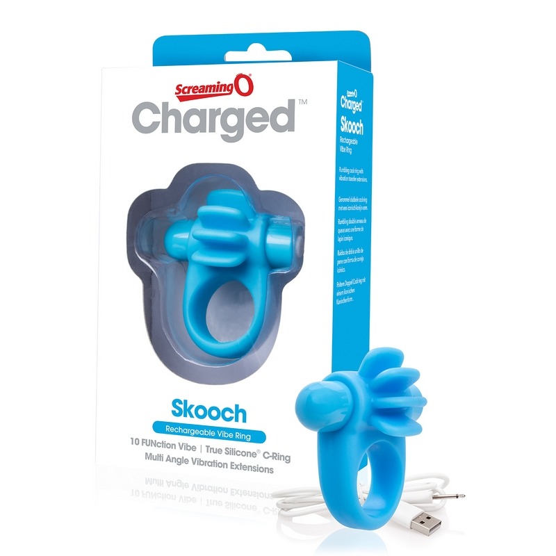 SCASK-BU-110 Screaming O Charged Skooch Ring Blue