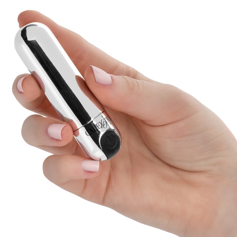 SE0062-40-2<br> California Exotics <br> Hideaway Bullet <br> Silver SE0062-40-2 California Exotics Hideaway Bullet Silver