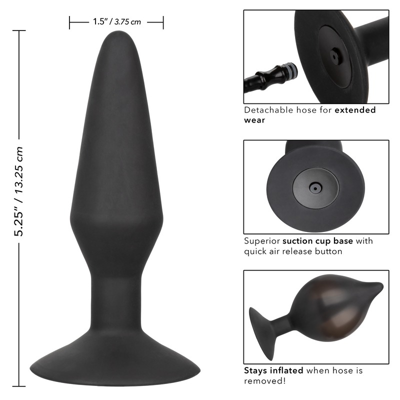 SE0430-20-3<br> California Exotics <br> Silicone Inflatable Plug<br> Large SE0430-20-3 California Exotics Silicone Inflatable Plug Large