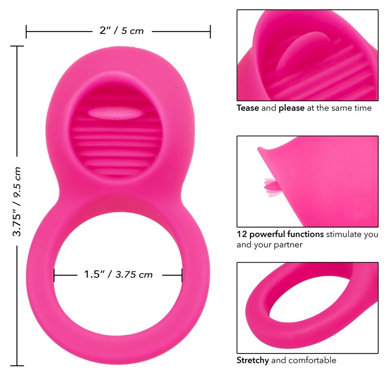 SE1841-70-3<br> California Exotics <br> Silicone Teasing Tongue Enhancer SE1841-70-3 California Exotics Silicone Teasing Tongue Enhancer