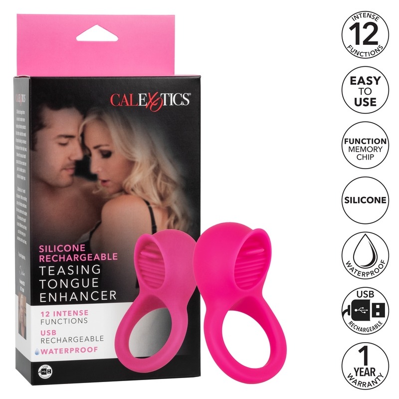SE1841-70-3<br> California Exotics <br> Silicone Teasing Tongue Enhancer SE1841-70-3 California Exotics Silicone Teasing Tongue Enhancer