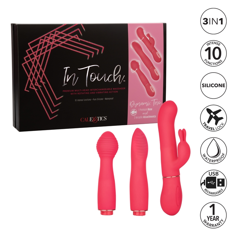 SE4444-10-3<br> California Exotics <br> In Touch Dynamic Trio SE4444-10-3 California Exotics In Touch Dynamic Trio