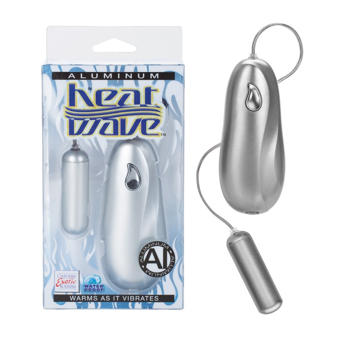 SE0030-10-3 California Exotics Aluminum Heat Wave Slim Teaser Silver