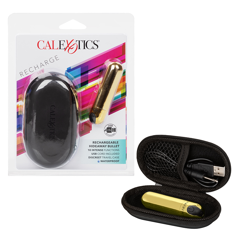 SE0062-45-2 California Exotics Hideaway Bullet Gold