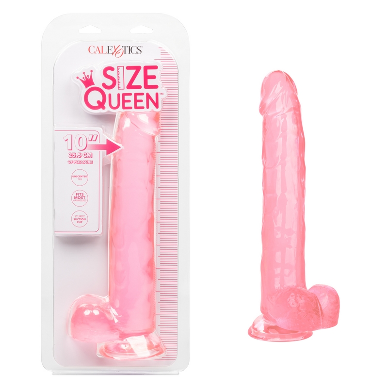 NEW SE0262-05-2 California Exotics 10” Size Queen Pink