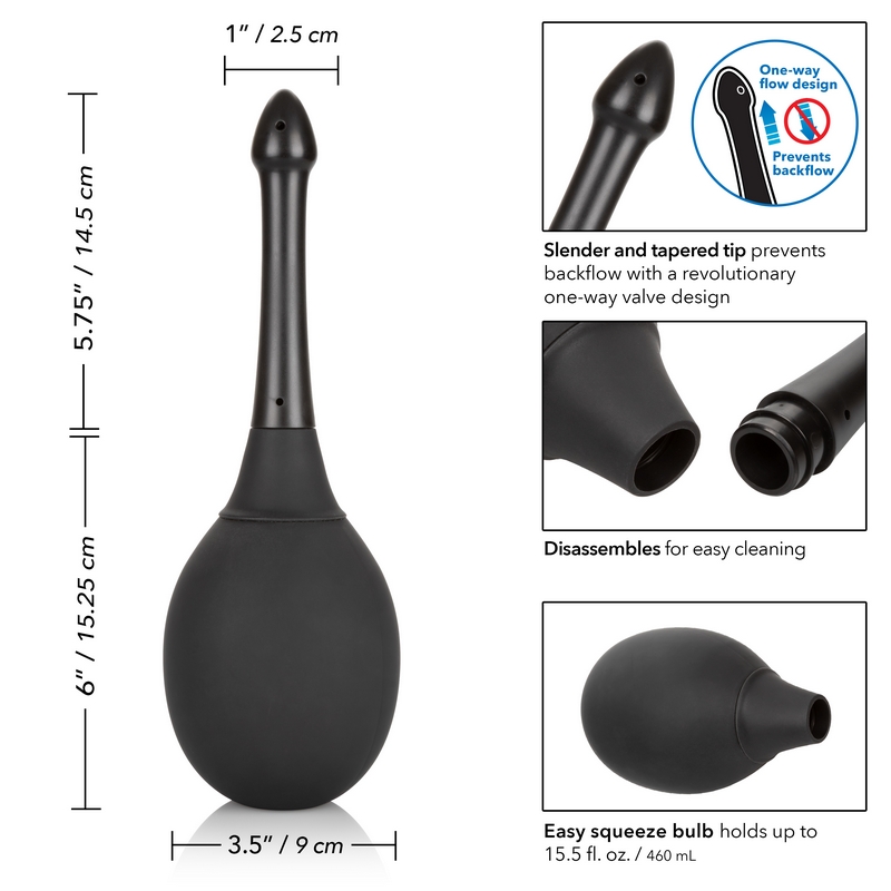 SE0378-10-2<br> California Exotics<br> One Way Valve Douche SE0378-10-2 California Exotics One Way Valve Douche