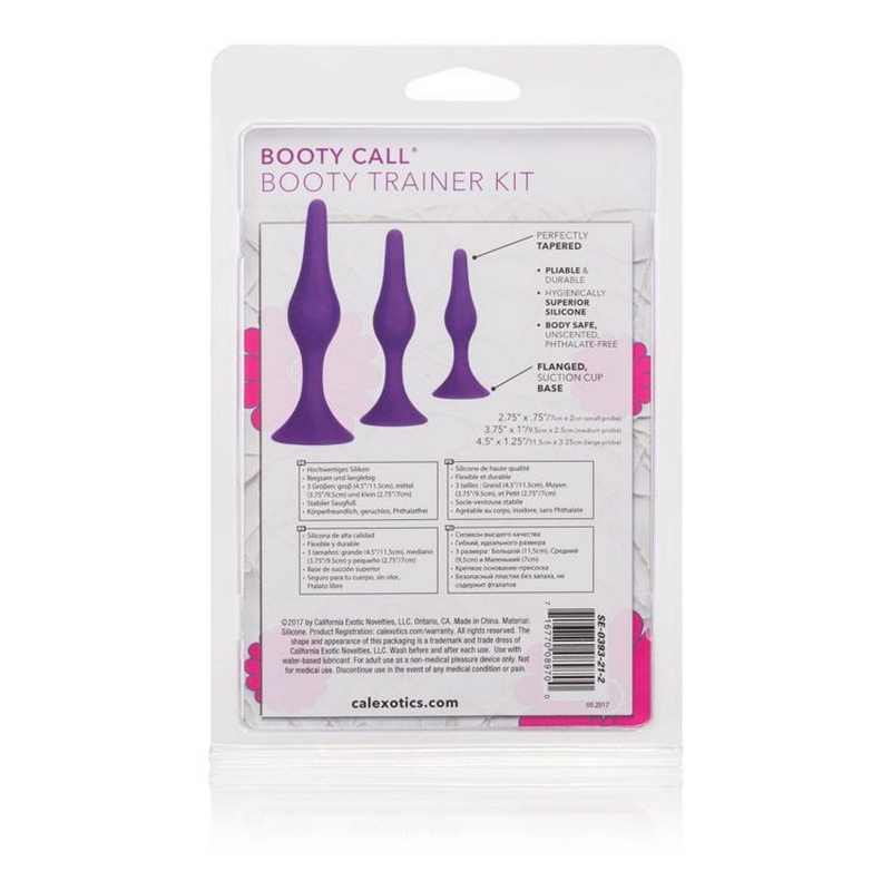 SE0393-21-2<br> California Exotics<br> Booty Call® Booty Trainer Kit<br> Purple SE0393-21-2 California Exotics Booty Call® Booty Trainer Kit Purple