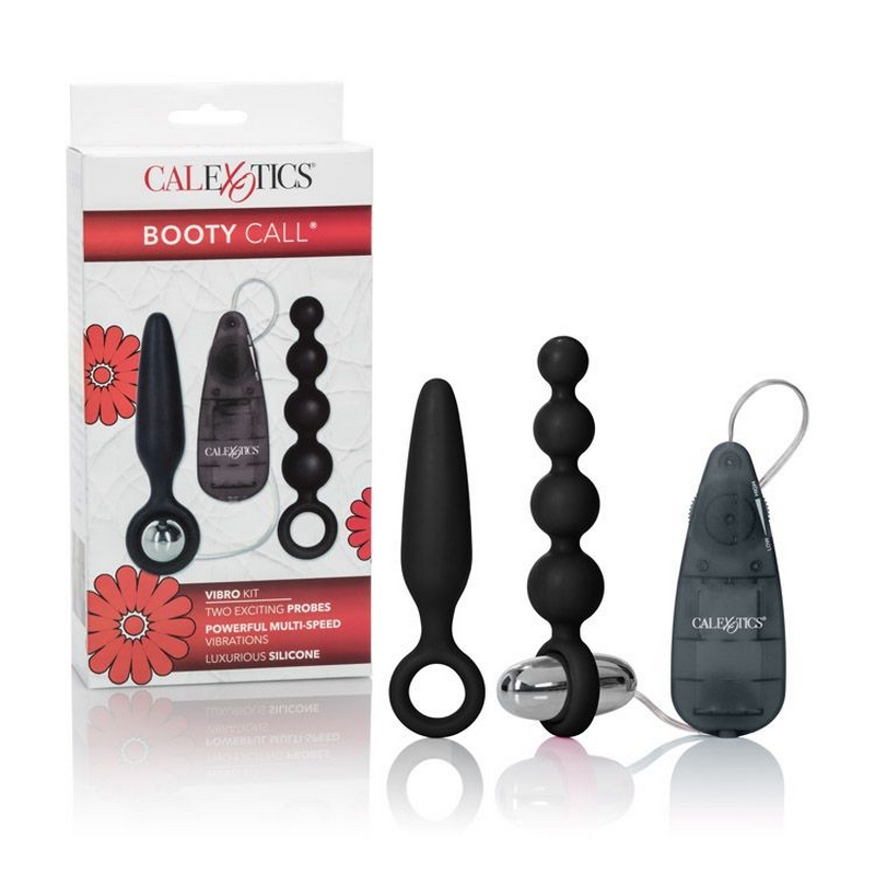 SE0395-40-3 California Exotics Booty Call Vibro Kit Black