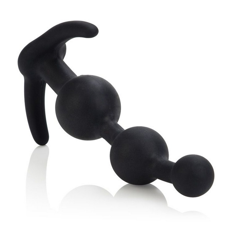 SE0396-30-2<br> California Exotics<br> Booty Call Booty Beads<br> Black SE0396-30-2 California Exotics Booty Call Booty Beads Black