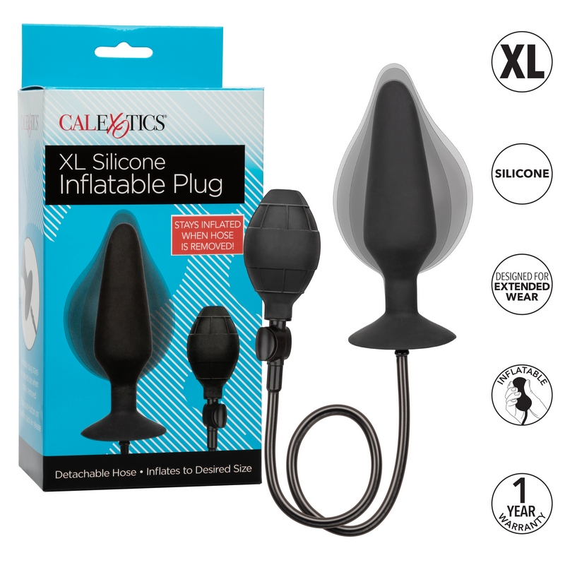 SE0430-30-3<br> California Exotics <br> XL Silicone Inflatable Plug SE0430-30-3 California Exotics XL Silicone Inflatable Plug