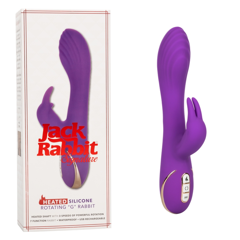 SE0609-55-3 California Exotics  Jack Rabbit Signature Heated Silicone Rotating
