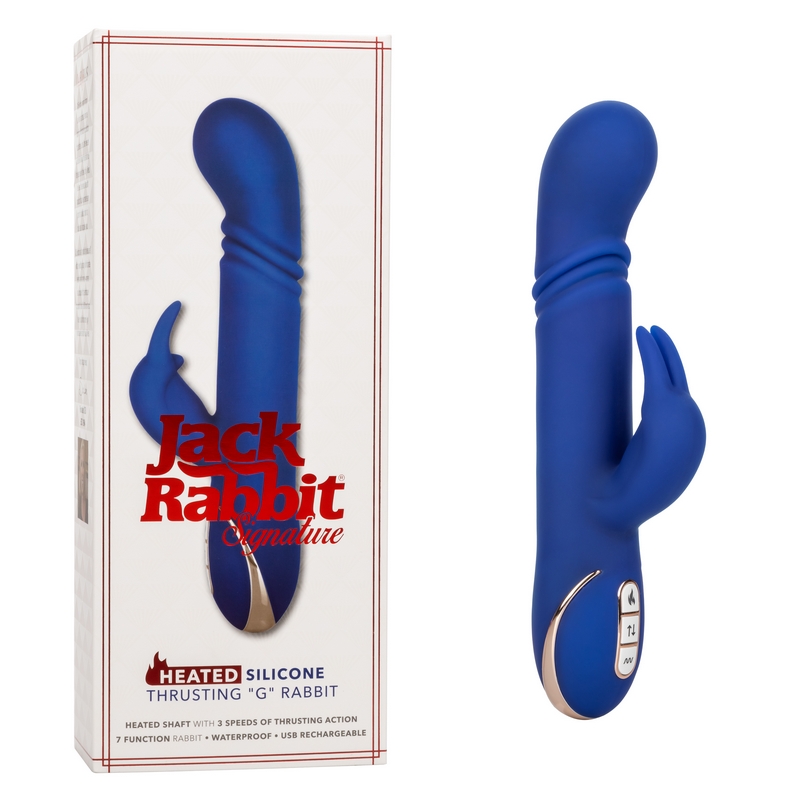 SE0609-60-3 California Exotics  Jack Rabbit Signature Heated Silicone Thrusting