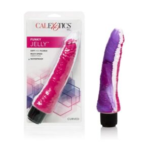 SE0642-10-2 California Exotics Funky Jelly Vibrator Pink/Purple