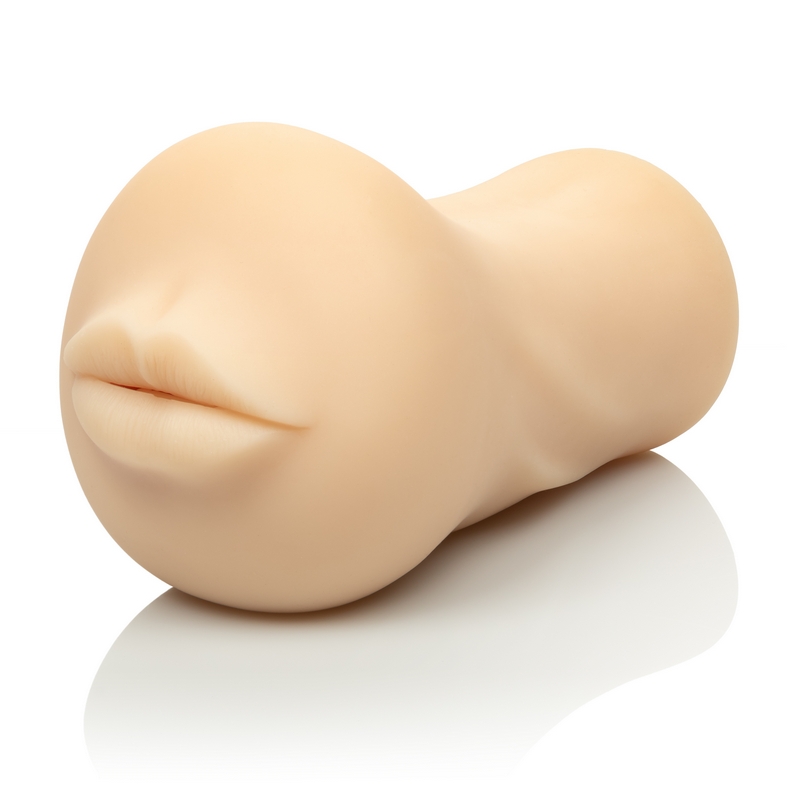 SE0912-25-3<br> California Exotics<br> Stroke It Mouth<br> Ivory SE0912-25-3 California Exotics Stroke It Mouth Ivory