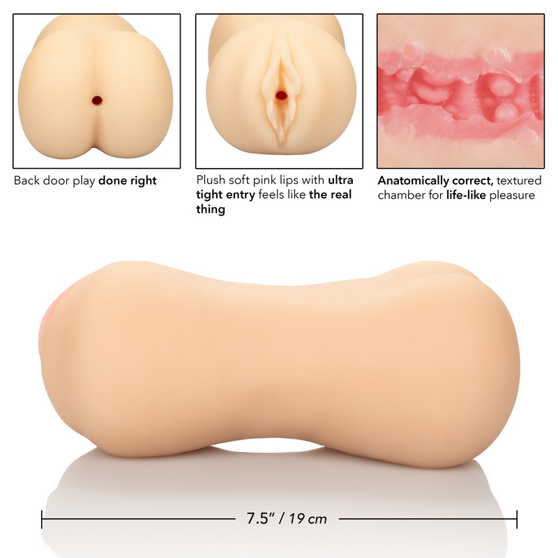 SE0912-50-3<br> California Exotics<br> Stroke It Pussy & Ass SE0912-50-3 California Exotics Stroke It Pussy & Ass