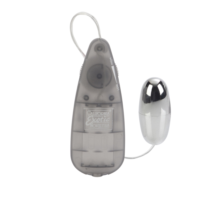 SE1110-23-1  California Exotics Slim Teardrop Bullet Smoke