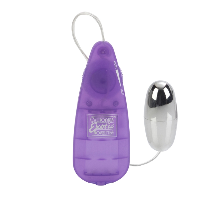 SE1110-28-1  California Exotics Slim Teardrop Bullet Purple